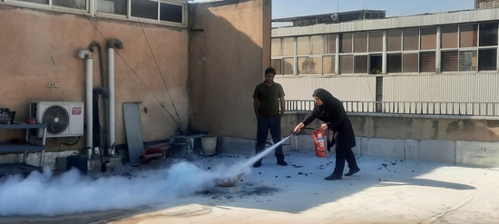 کارگاه عملی اطفاء حریق 