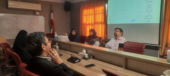 جلسه گزارش صبحگاهی دکتر فاطمه امیرعسگری 